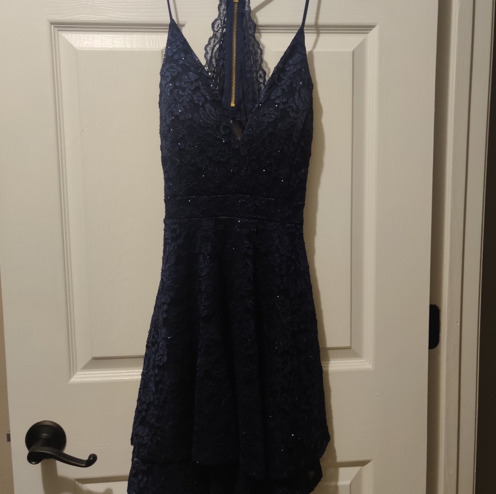 Emerald Sundae navy blue party dress
